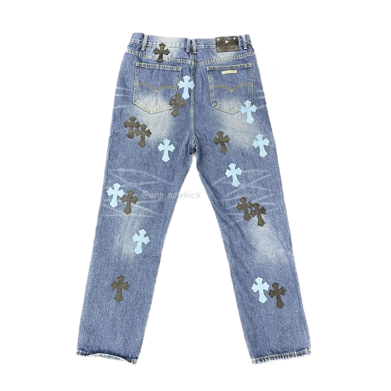 Chrome Hearts Blue Jeans Cross Patch (8) - newkick.app